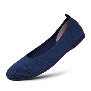 Giesswein Eco Ballerinas Round - Dk.Blau
