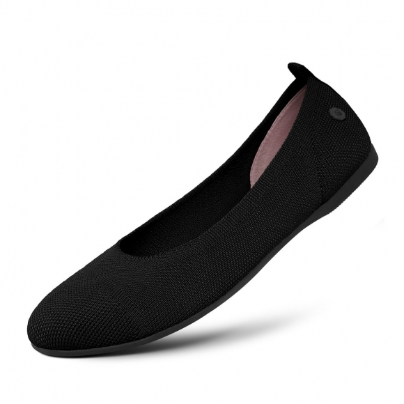 Giesswein Eco Ballerinas Round - Schwarz