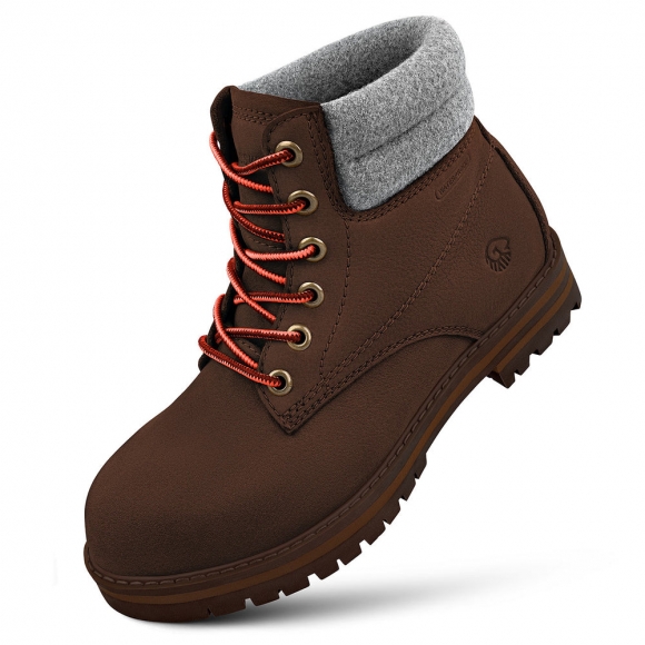 Giesswein Merino Leather Boot - Dk.Braun
