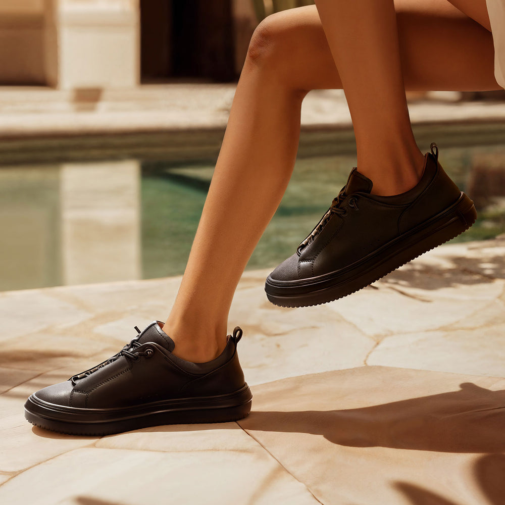 Giesswein Leather Lux - Schwarz