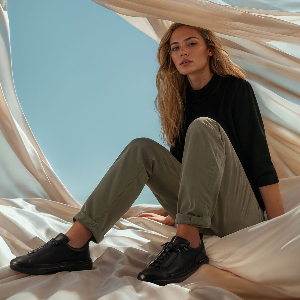 Giesswein Leather Lux - Schwarz