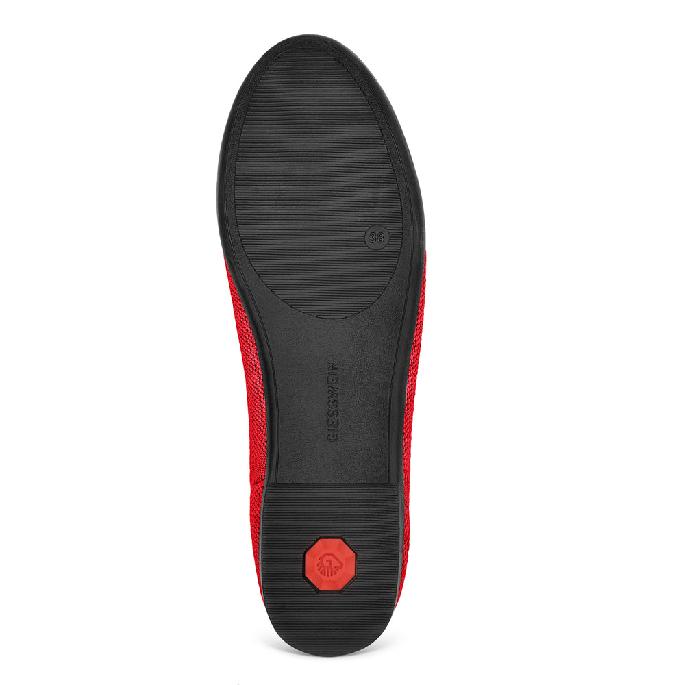 Giesswein Eco Ballerinas Round - Flammenrot