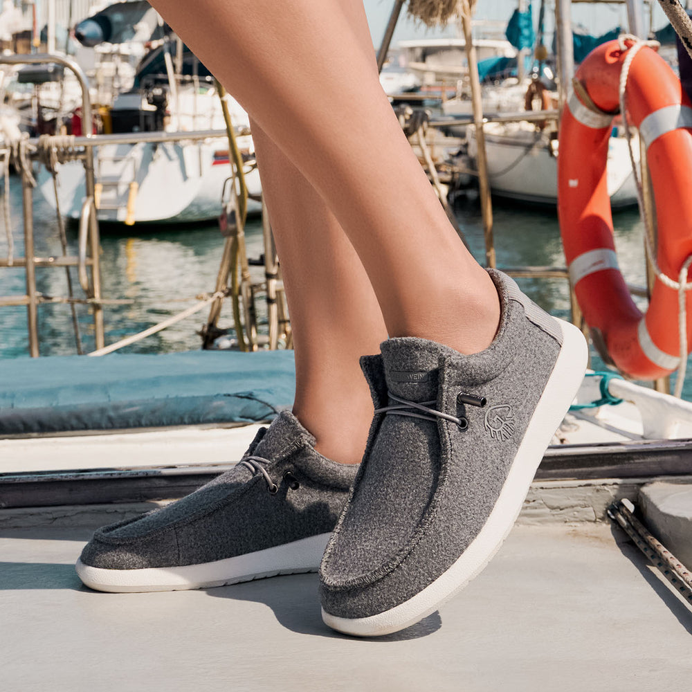 Giesswein Merino Mokassin - Schiefer