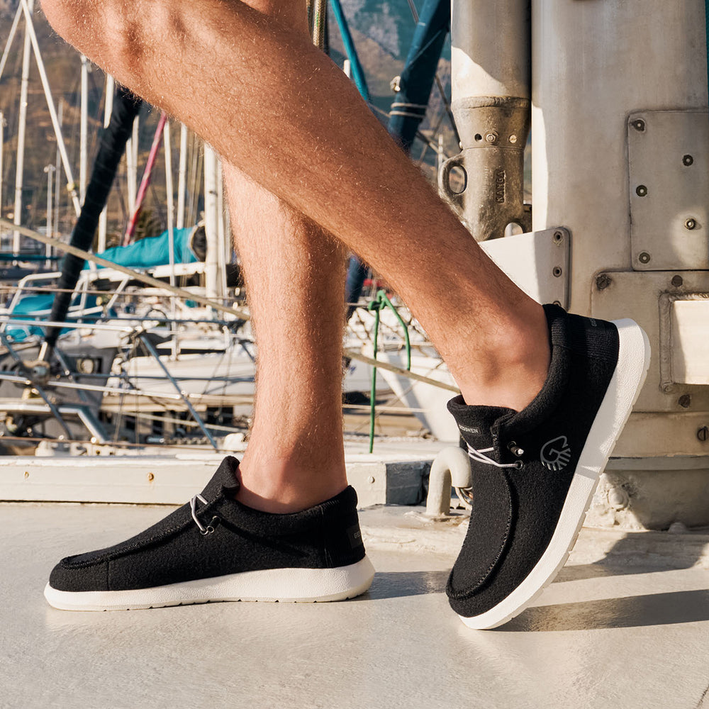 Giesswein Merino Mokassin - Schwarz