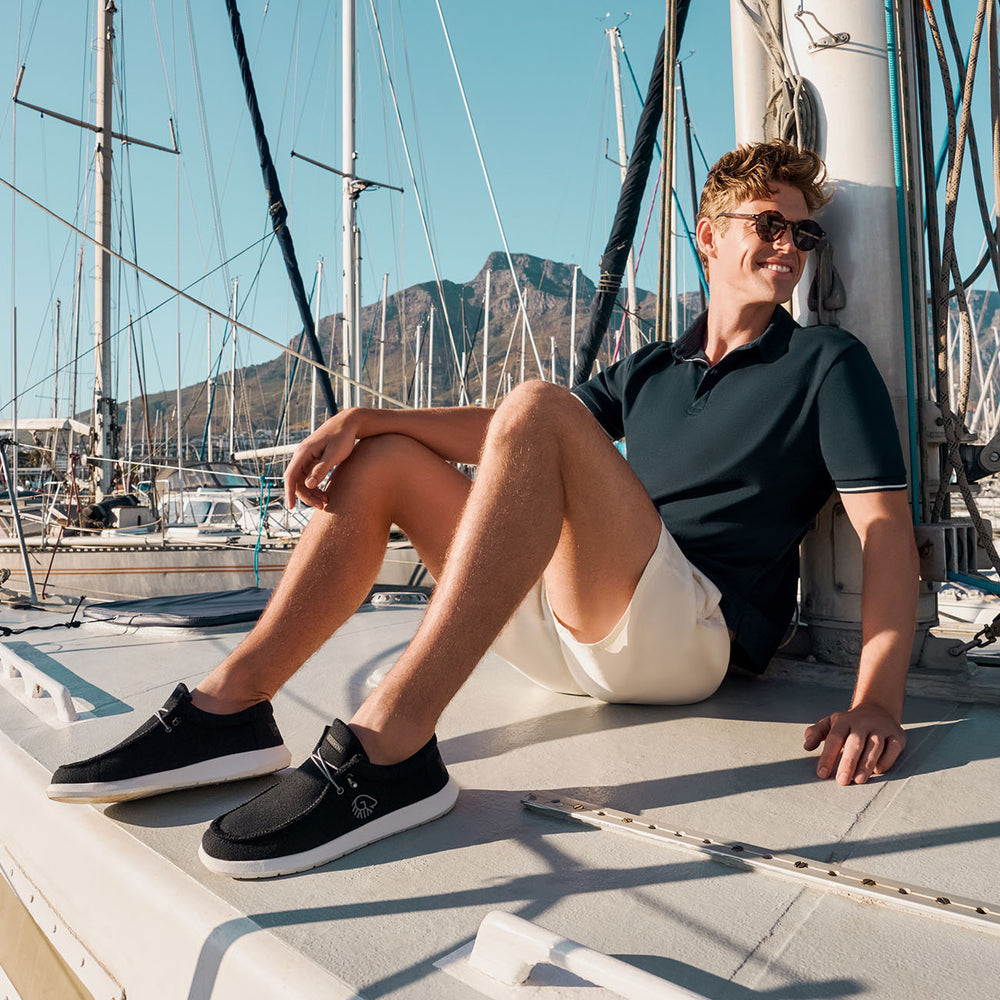 Giesswein Merino Mokassin - Schwarz