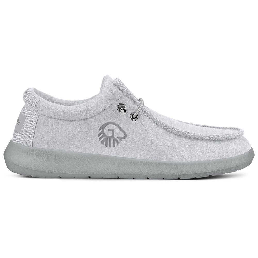 Giesswein Merino Mokassin - Hellgrau