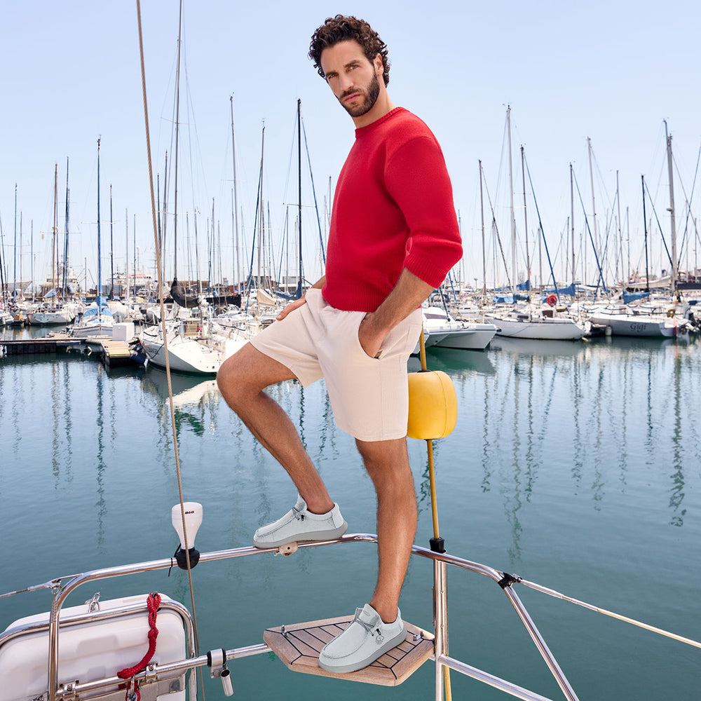 Giesswein Merino Mokassin - Hellgrau