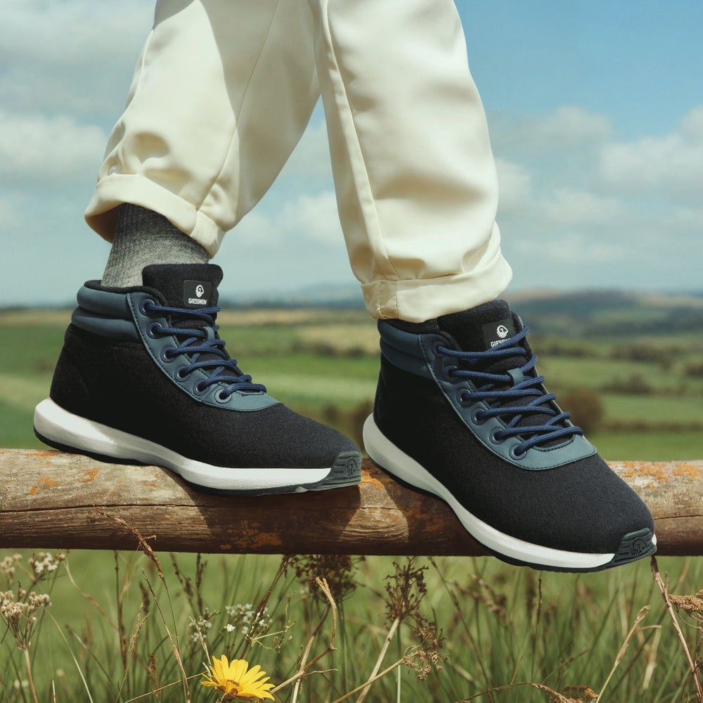 Giesswein Wool Sneaker High Top - Dk.Blau