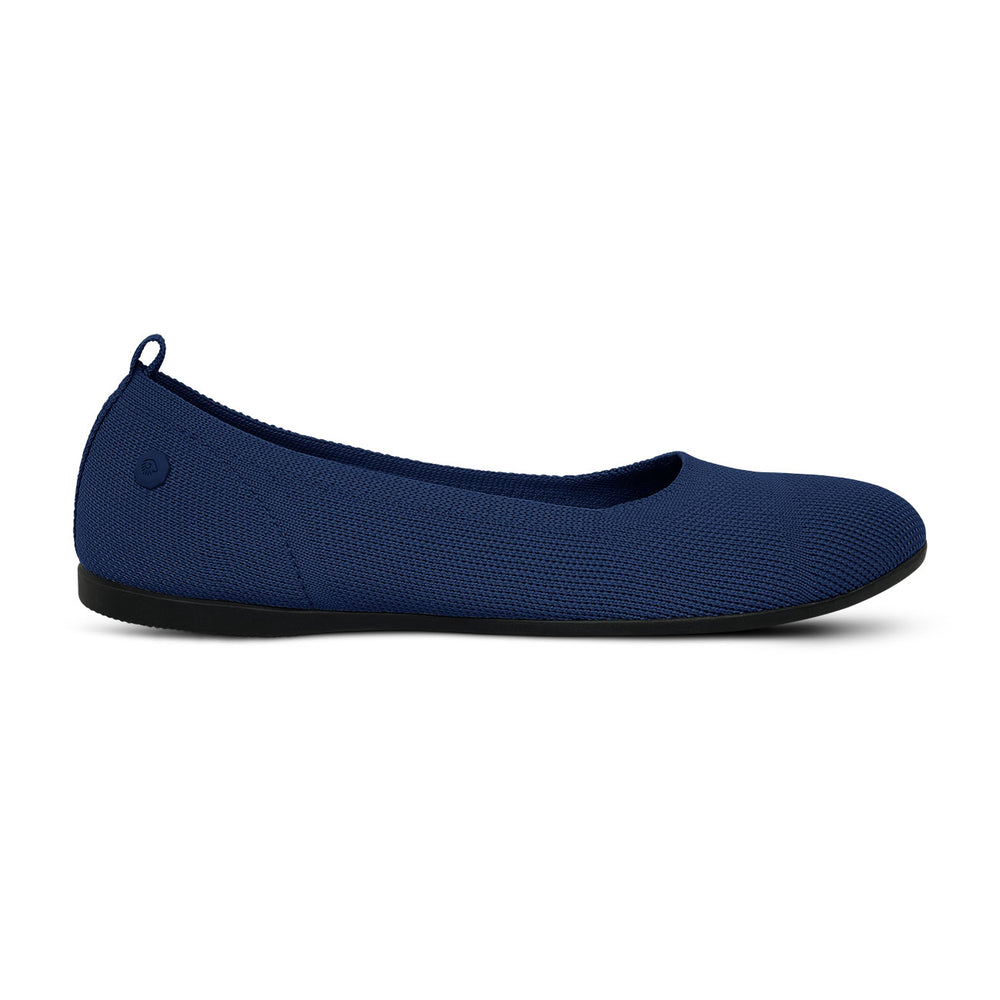 Giesswein Eco Ballerinas Round - Dk.Blau