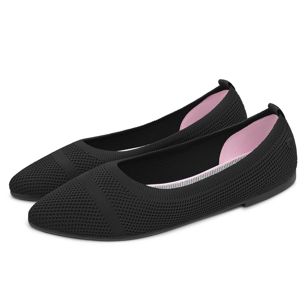 Giesswein Eco Ballerinas Pointy 2.0 - Schwarz