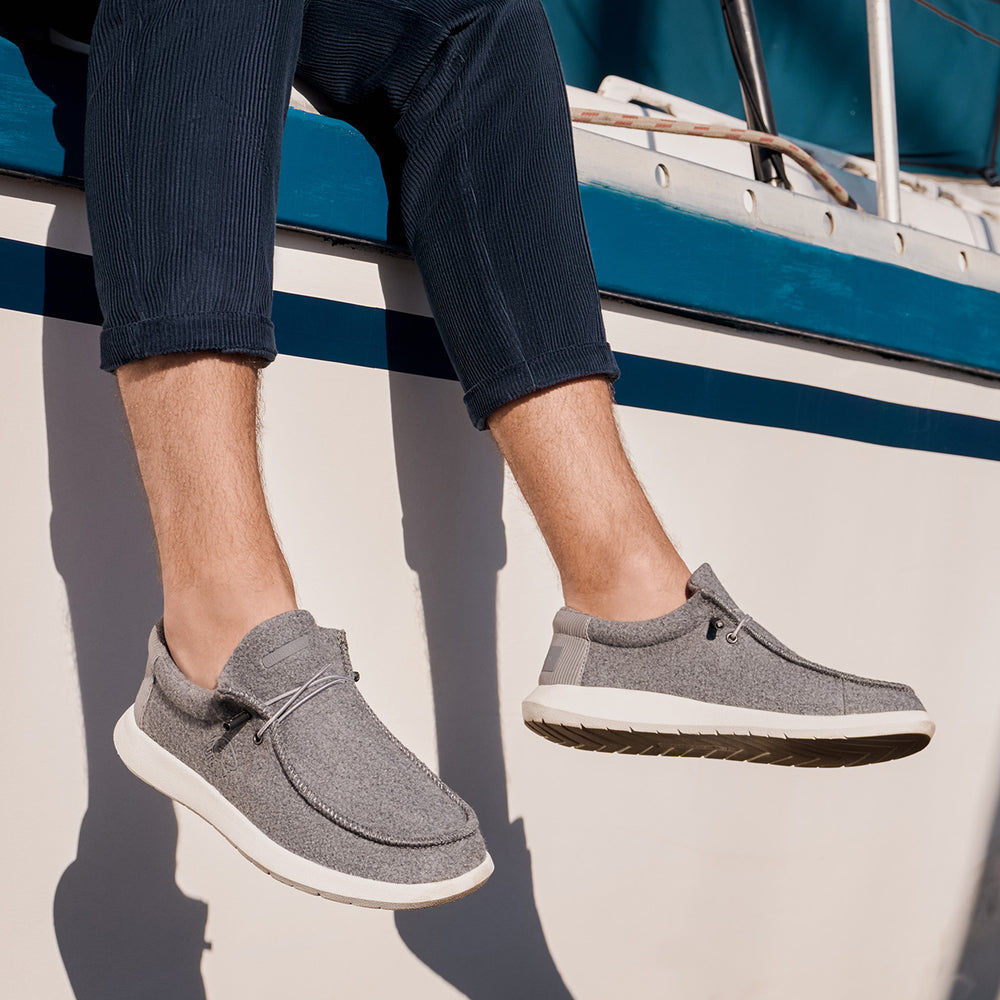 Giesswein Merino Mokassin - Schiefer