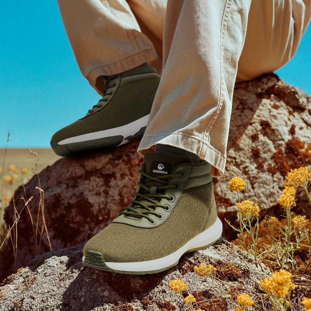 Giesswein Wool Sneaker High Top - Wald