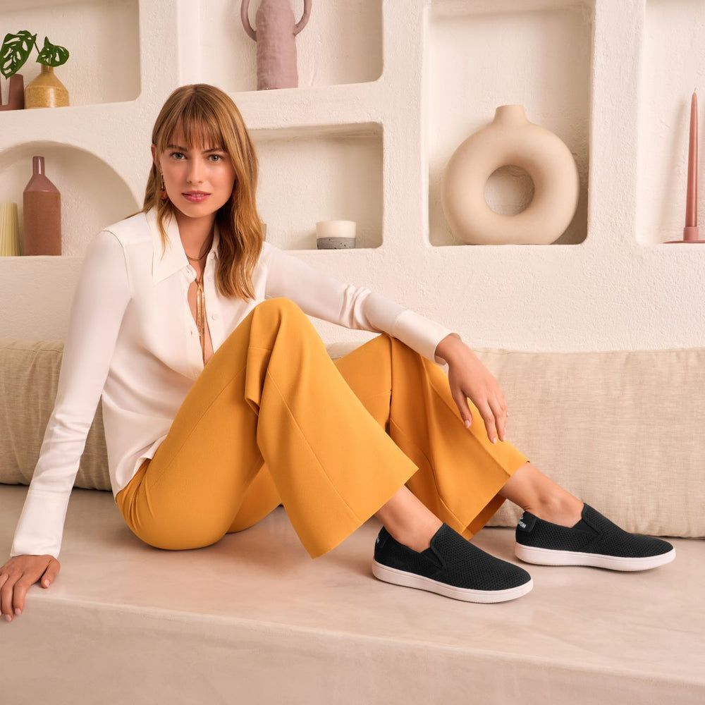 Giesswein Wood Sneaker Slip-On - Schwarz