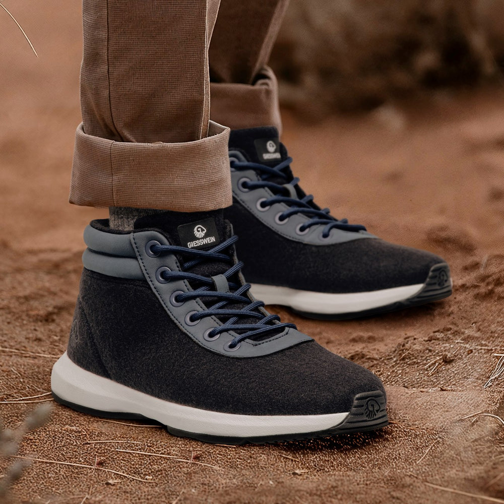 Giesswein Wool Sneaker High Top - Dk.Blau