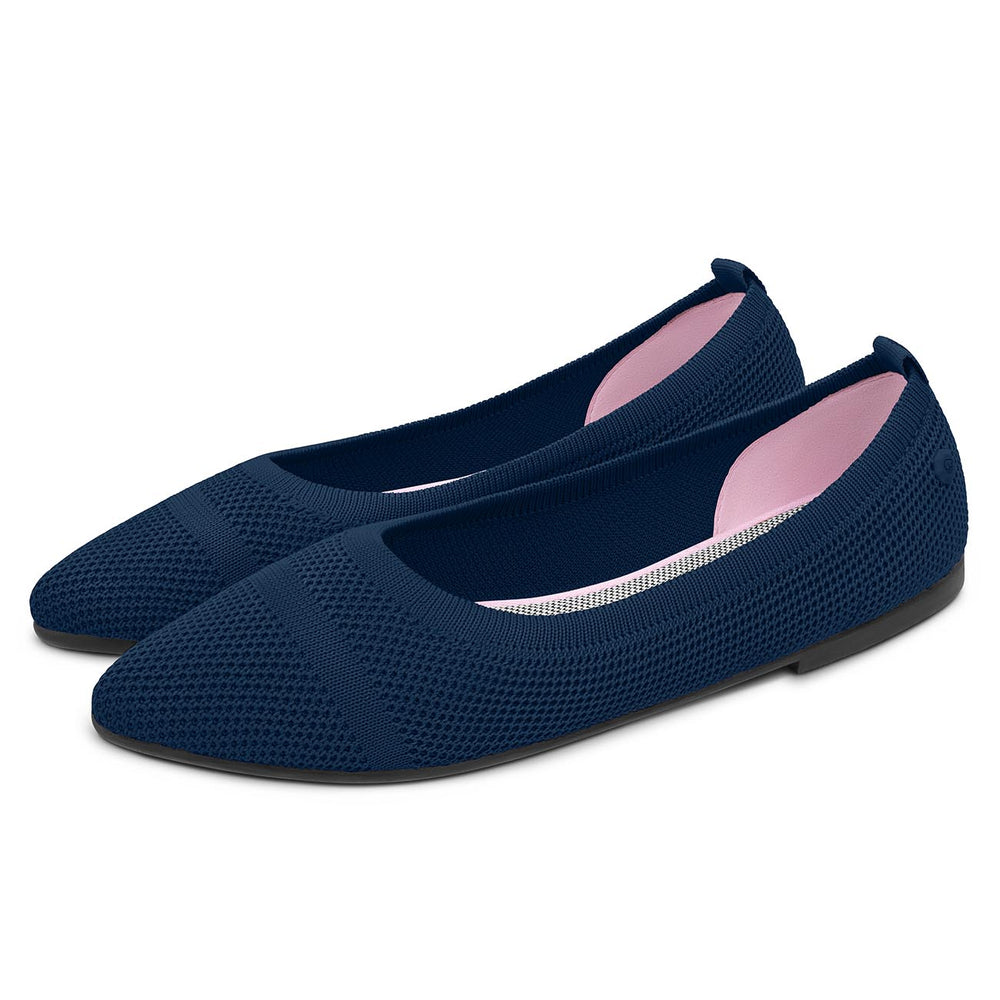 Giesswein Eco Ballerinas Pointy 2.0 - Dk.Blau