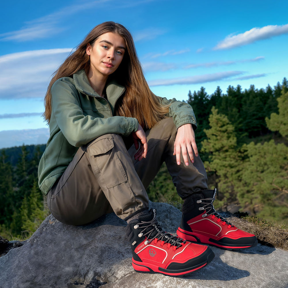 Giesswein Wool Cross X Alpine - Flammenrot