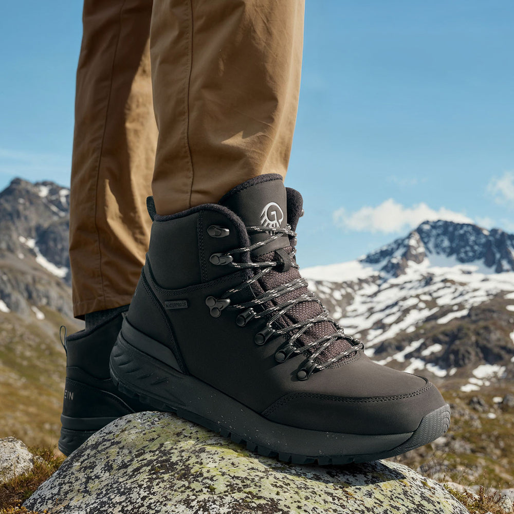 Giesswein Merino Leather Alpine - Schwarz