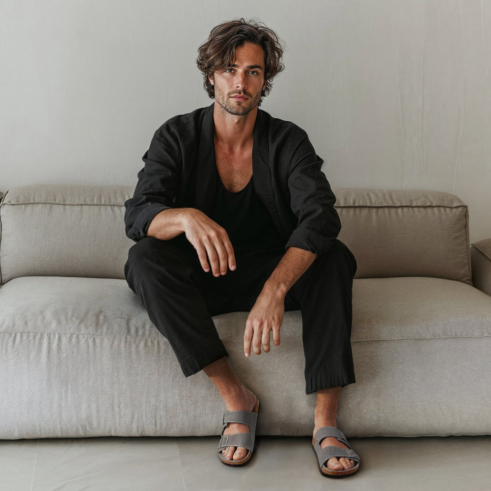 Giesswein Merino Slides - Schiefer