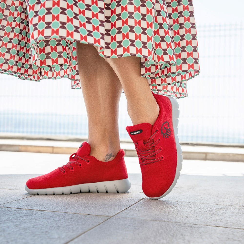 Giesswein Merino Runners - Flammenrot