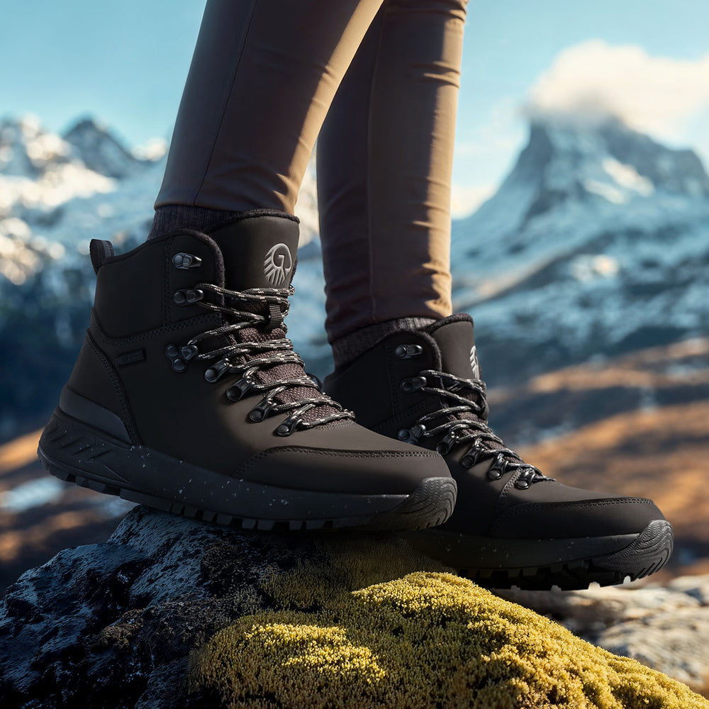 Giesswein Merino Leather Alpine - Schwarz