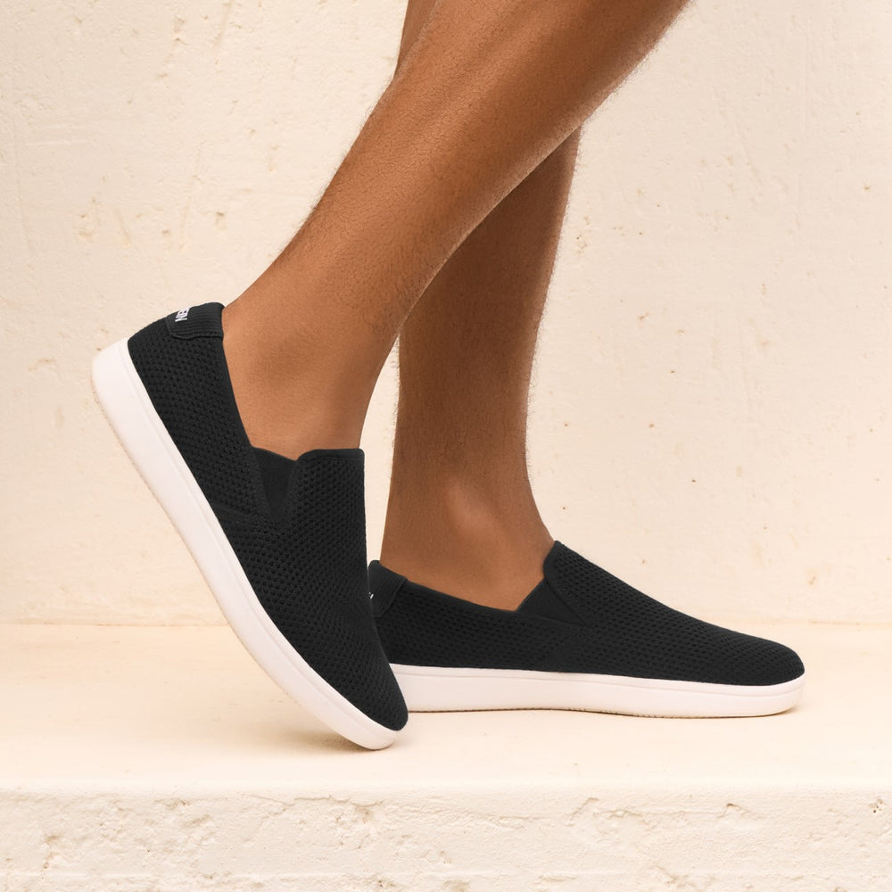 Giesswein Wood Sneaker Slip-On - Schwarz