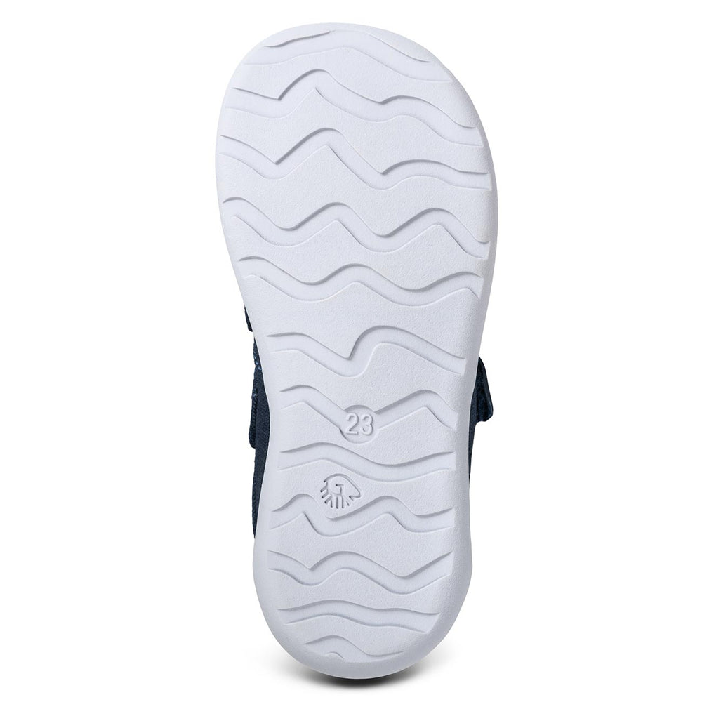 Giesswein Kids Barefoot Canvas - Ocean+blue