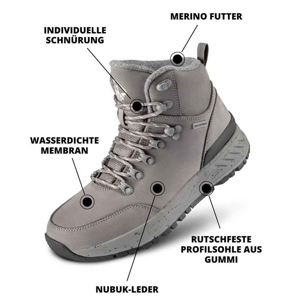 Giesswein Merino Leather Alpine - Schiefer