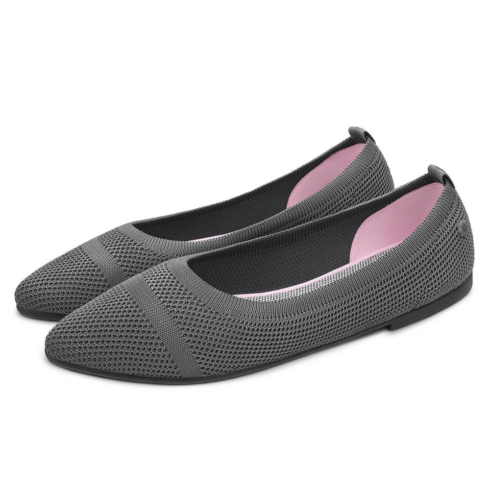 Giesswein Eco Ballerinas Pointy 2.0 - Schiefer