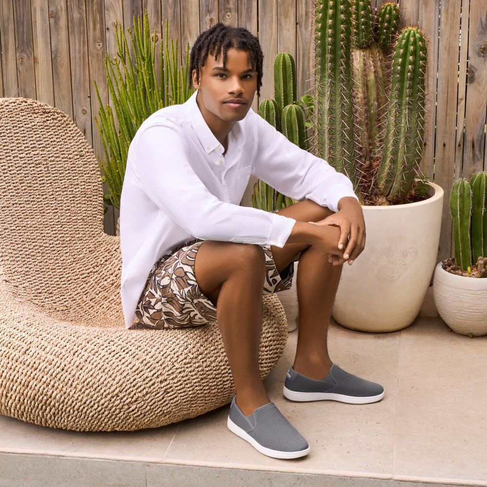 Giesswein Wood Sneaker Slip-On - Schiefer