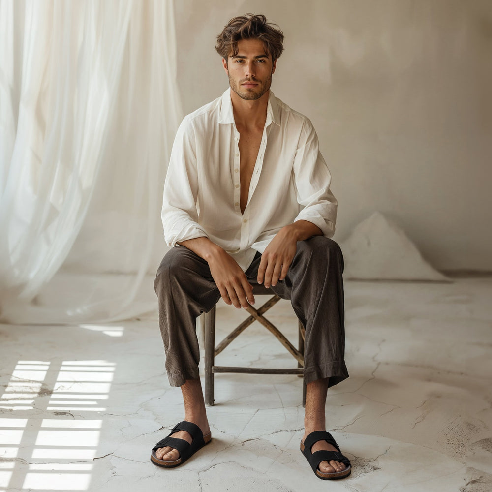 Giesswein Merino Slides - Schwarz